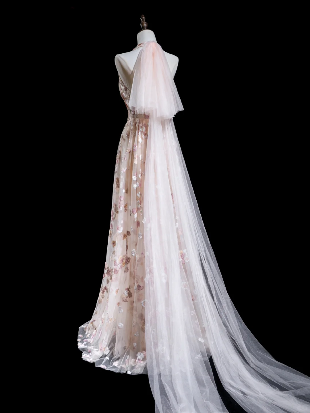 Pretty A line Halter Blush Pink Lace Prom Dresses Formal Dress 18th Birthday Outfits Prom Gown RB1931