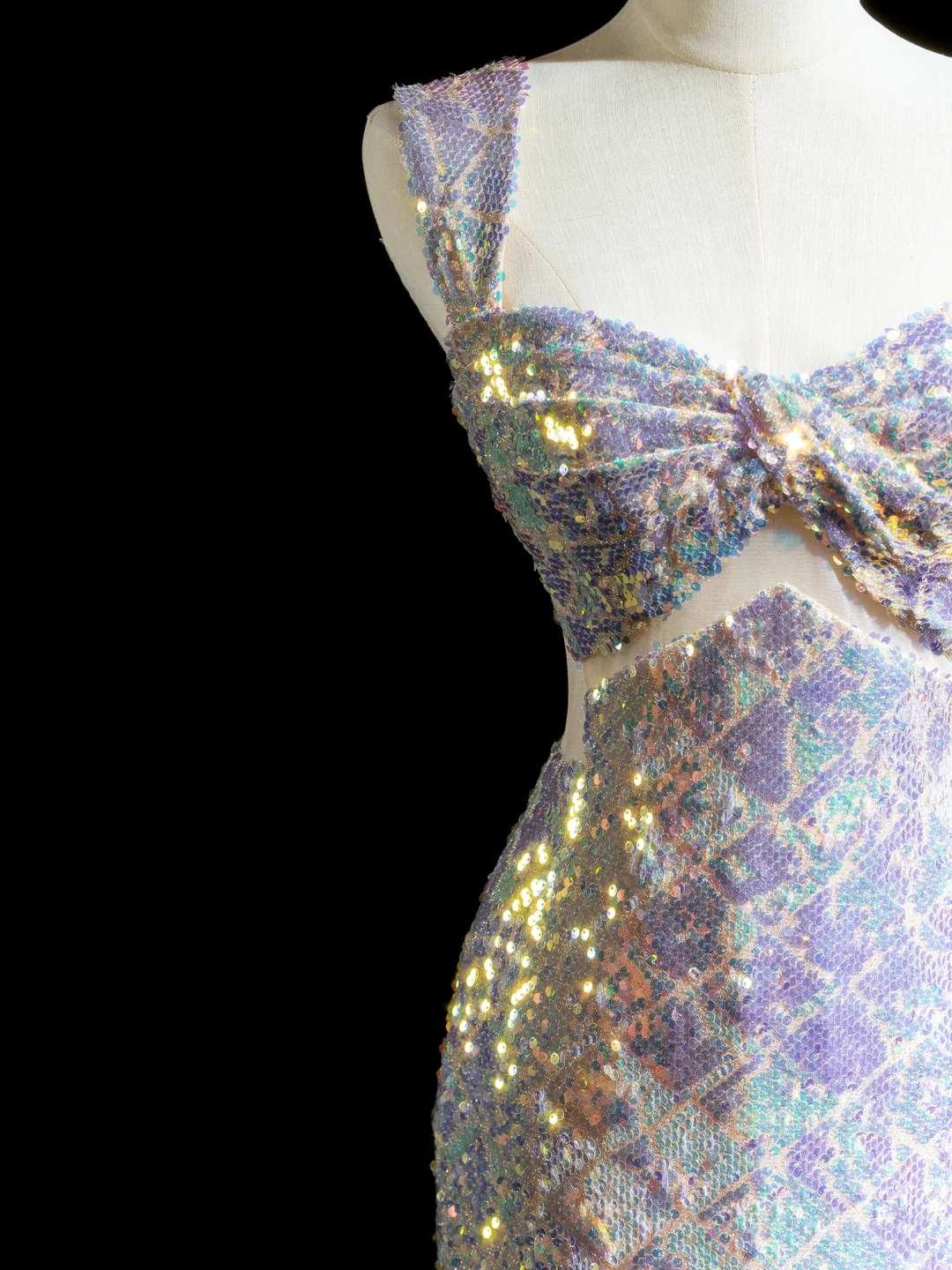 Modest Mermaid Sweetheart Sequin Lilac Long Prom Dresses Formal Dress 20th Birthday Outfits Prom Gown RB1935