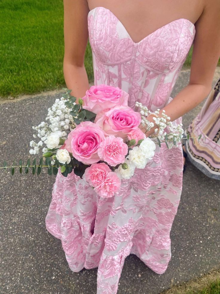 Fancy A Line Sweetheart Pink Satin Long Prom Dresses For Teens Formal Dress Party Outfits Prom Gown RB2011