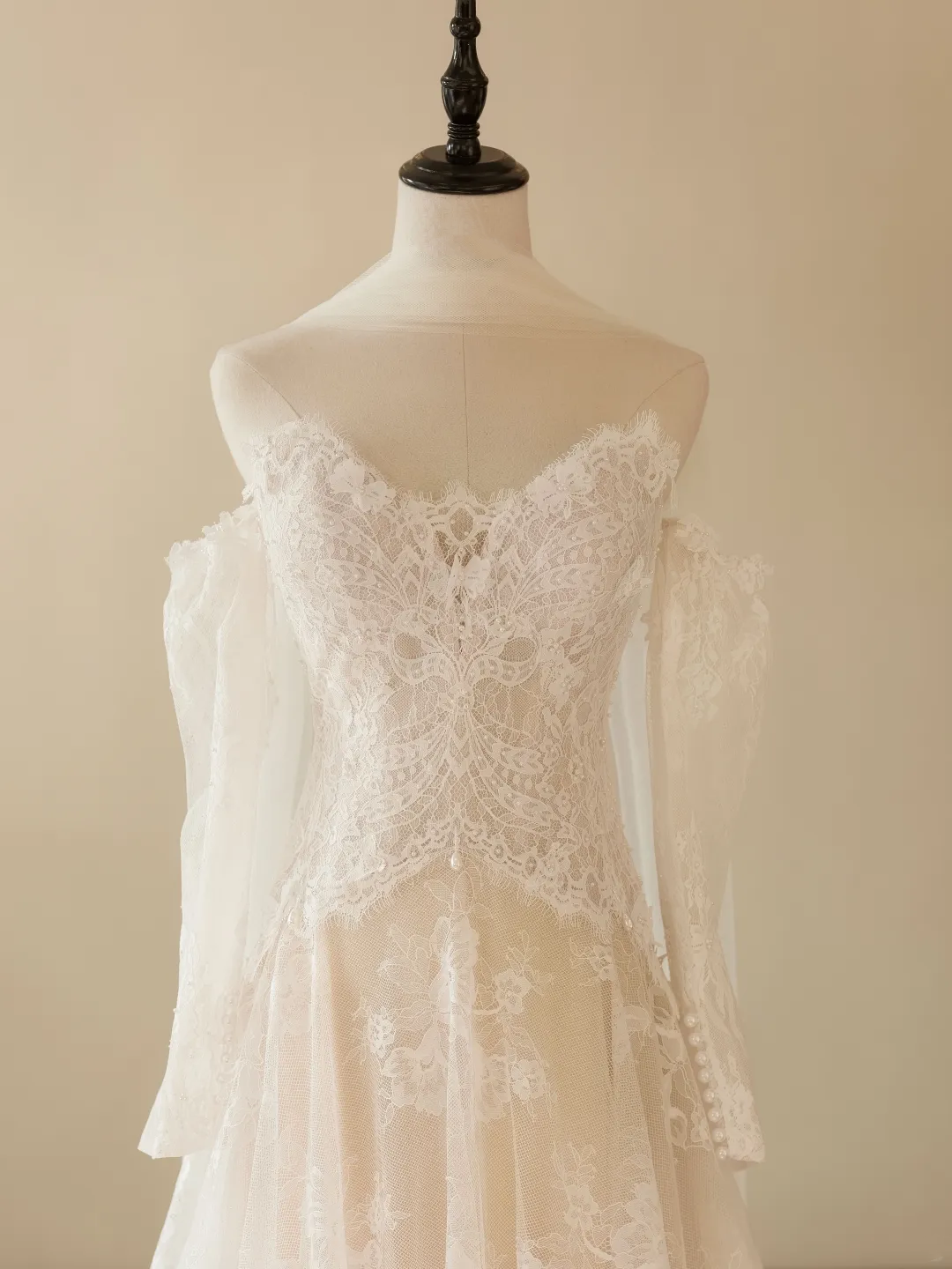 Princess Mermaid Off The Shoulder Long Sleeve Lace Fitted Corset Long Wedding Dress Bride Gowns White Wedding Dresses RB2036