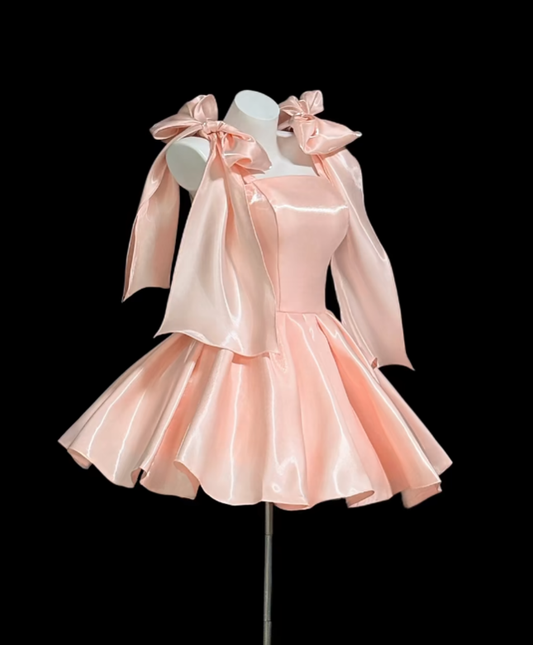 Aesthetic Ball Gown Strapless Blush Pink Outfit Ideas For Teens Girls Inspo Short 16 Hoco Outfits Homecoming Dresses RB3088