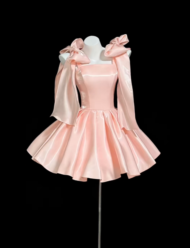 Aesthetic Ball Gown Strapless Blush Pink Outfit Ideas For Teens Girls Inspo Short 16 Hoco Outfits Homecoming Dresses RB3088