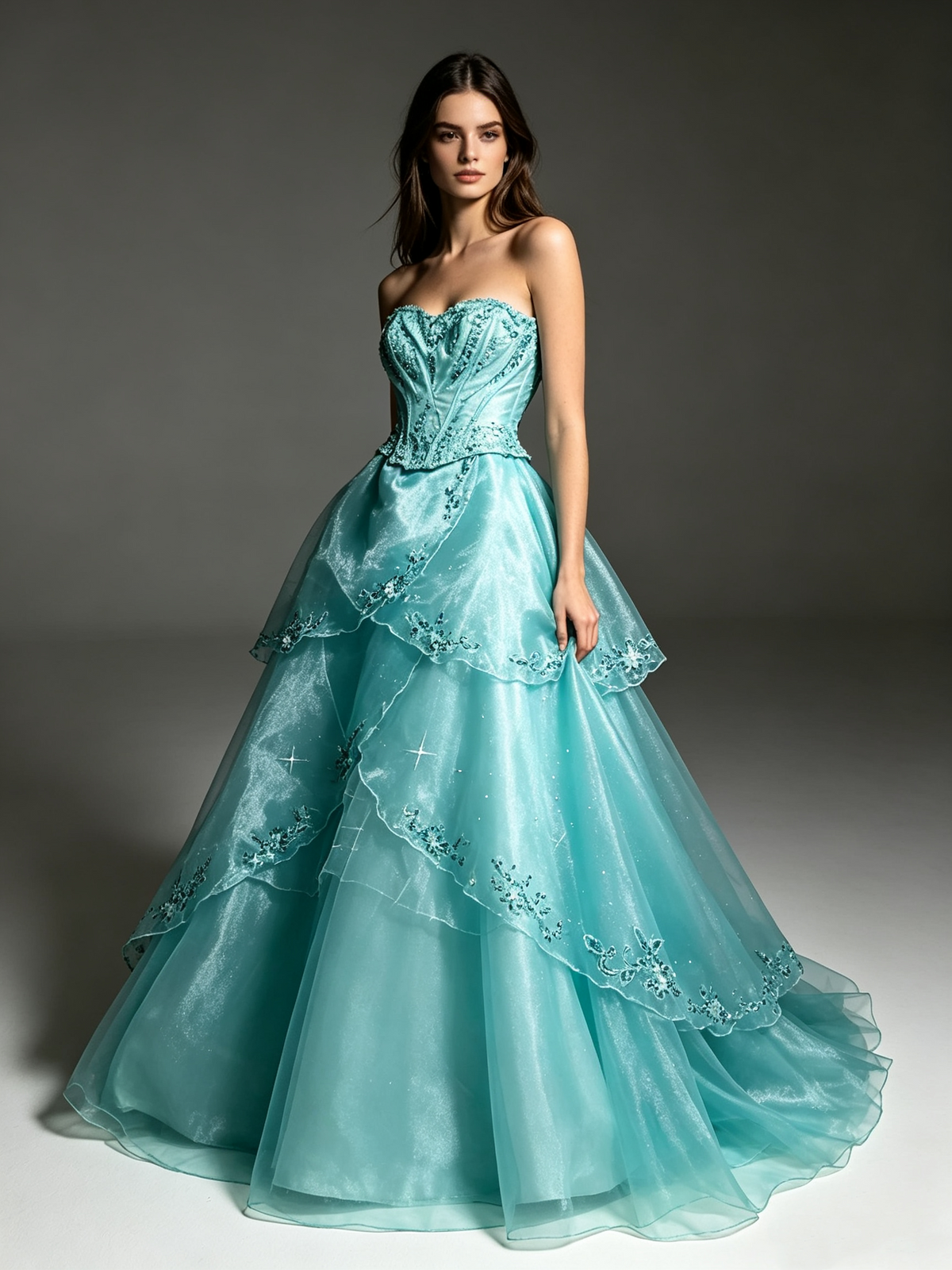 Elegant A line Sweetheart Blue With Beading Perfection-Formal Goals Nigh Evening Long Prom Dress Party Outfits RB6744