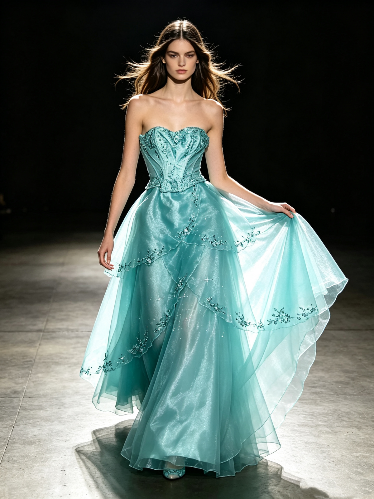 Elegant A line Sweetheart Blue With Beading Perfection-Formal Goals Nigh Evening Long Prom Dress Party Outfits RB6744