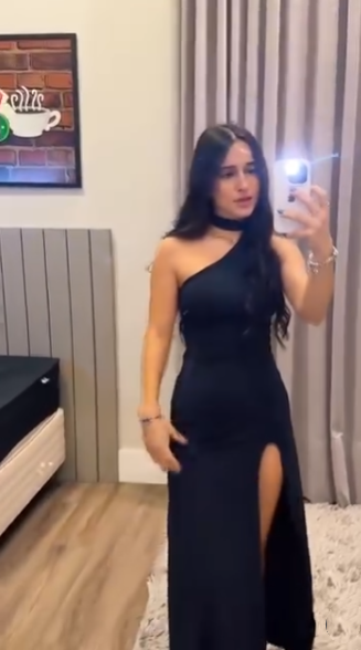 Elegant Mermaid One Shoulder Black Senior Aesthetic Prom Dresses Slit Prom Gowns Birthday Outfits Graduation Dress RB773