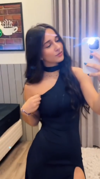 Elegant Mermaid One Shoulder Black Senior Aesthetic Prom Dresses Slit Prom Gowns Birthday Outfits Graduation Dress RB773