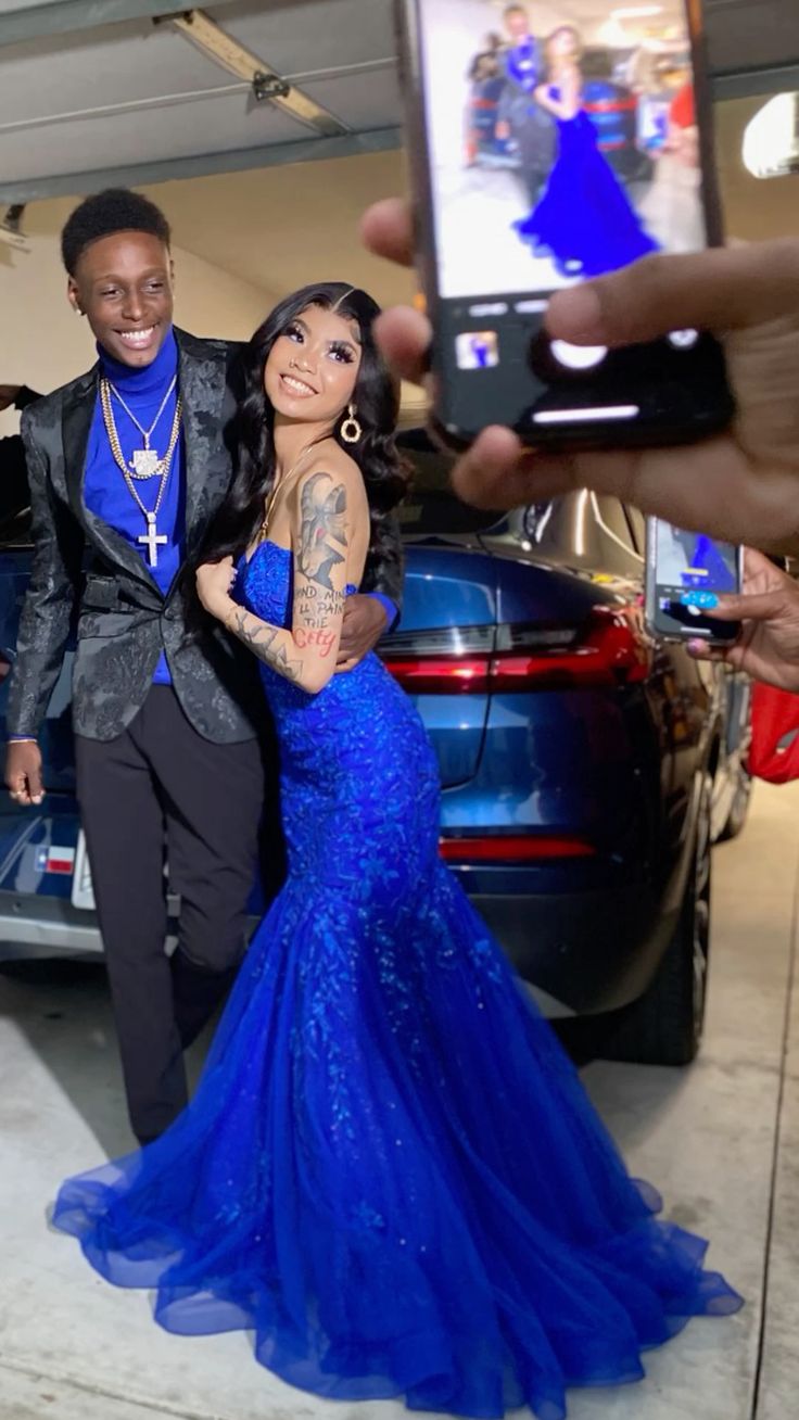 Elegant Mermaid Sweetheart Royal Blue Lace Prom Dresses Party Dress 16th Birthday Outfits Senior Graduation Dress RB926