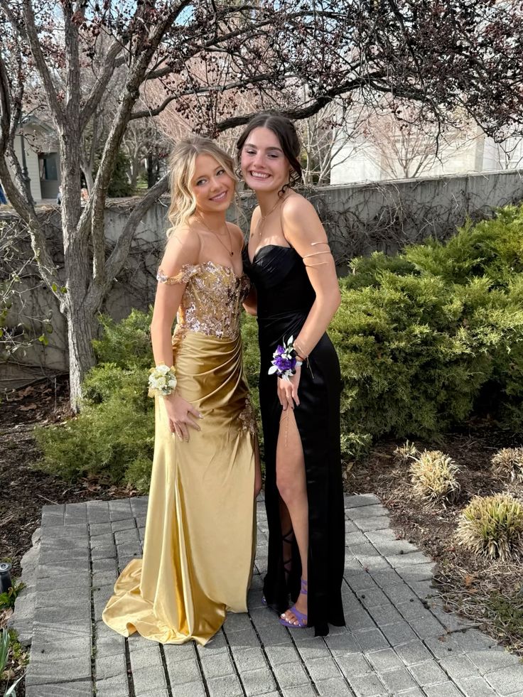Classy Mermaid Off The Shoulder Gold Slit Sequins Prom Dresses Fancy Party Dress 18th Birthday Outfits Evening Long Dress RB931