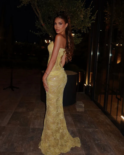 Dreamy Sweetheart Sleeveless Grape Lace Prom Dresses Mermaid Sheath With Slit For Women N4058