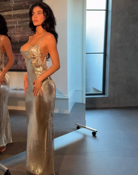 Sexy Mermaid Spaghetti Straps Gold Sequin Long Prom Dresses Inspiration Prom Dress Senior Graduation Dress RB951