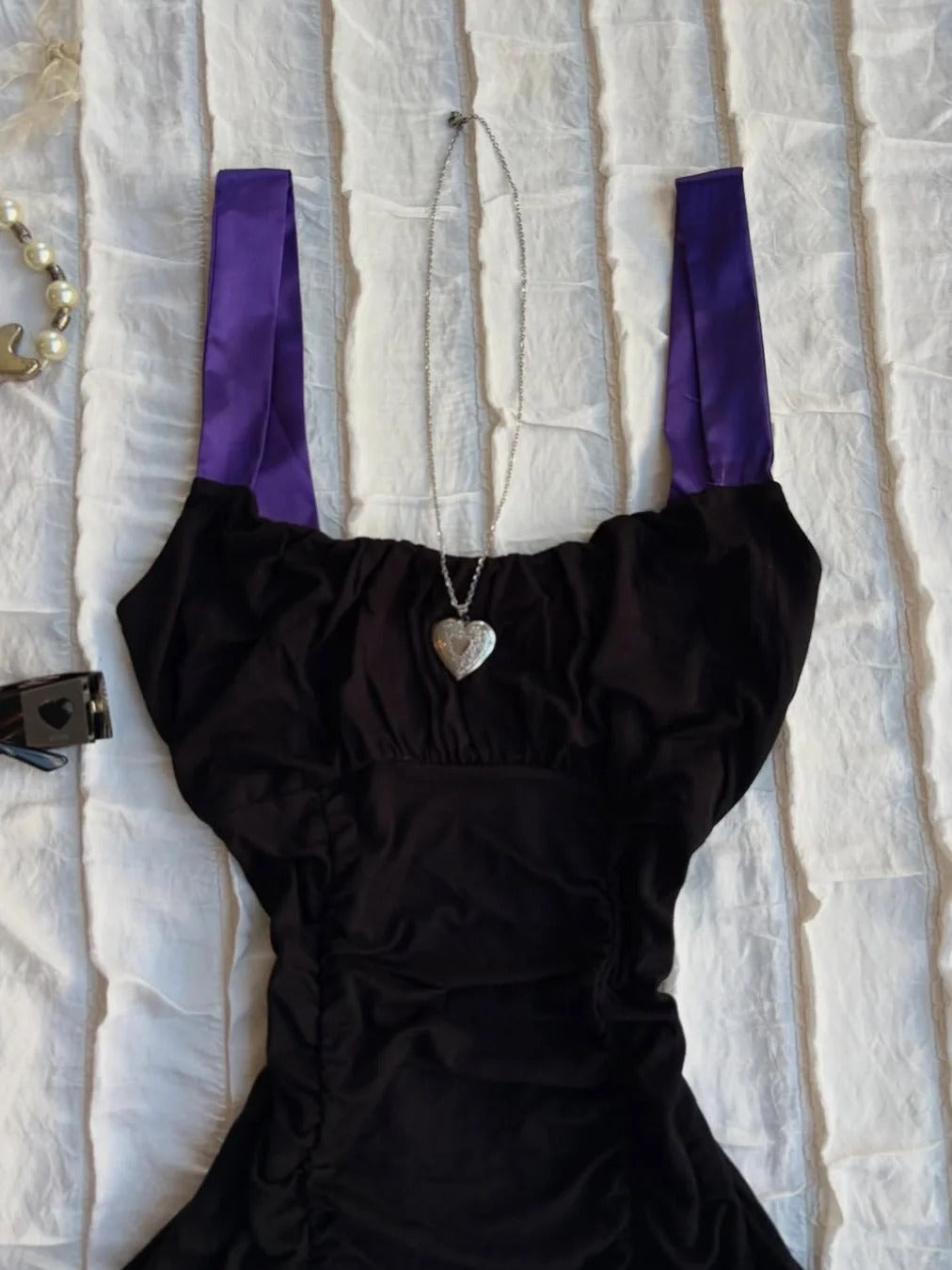 Gorgeous Black Square Neck A-Line Short Retro Prom Dresses Party Dress RF0900