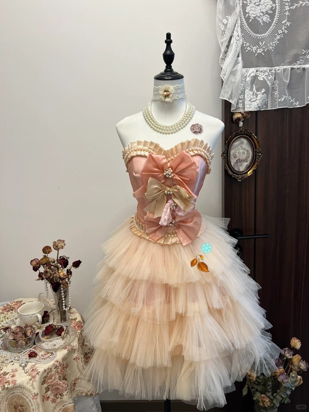 Gorgeous Sweetheart Neck A-Line Tulle Short Prom Dresses Sweet Homecoming Dress with Bow RF0968