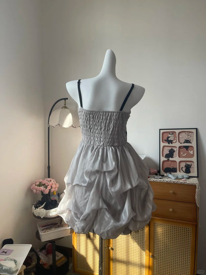 Vintage Ball Gown Spaghetti Strap With Flower 16th Birthday Homecoming Dress Graduation Outfits RB6798
