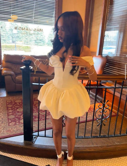 Unique Homecoming Dresses Outfit inspo Ball Gown Off The Shoulder Black Girls 16th Birthday Cocktail Dress Ideas Outfits RB8184