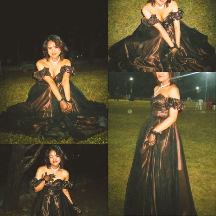 Charming A Line Off The Shoulder Black Satin Prom Dress Inspo Aesthetic For Teens Formal Dresses Party Outfits Prom Gown AB1130