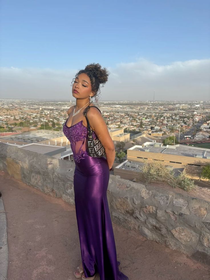 Modern Mermaid Strapless Grape Satin Prom Dress Fashion Aesthetic For Teens Formal Dresses Party Outfits Prom Gown AB1140