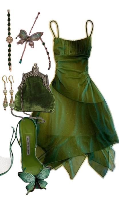 Vibrant Green Asymmetrical Dress With Straps Chiffon Homecoming Dresses Party Cocktail Hoco Outfits RB8725
