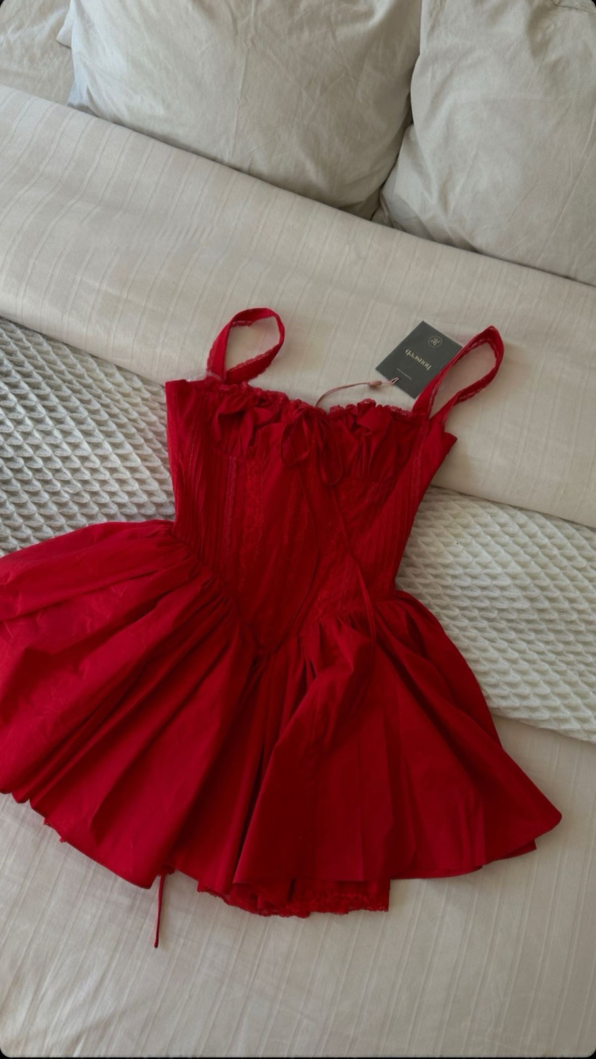 Minimalist A Line Spaghetti Strap Red Satin Semi-formal 12th Grad Inspo Short Mini Homecoming Dresses RB4581