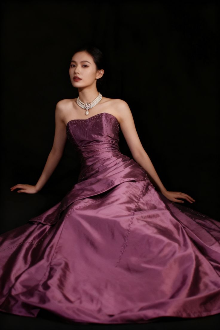 Sweetheart Satin A Line Prom Dresses Beaded Formal Evening Dress Formal Dress N777