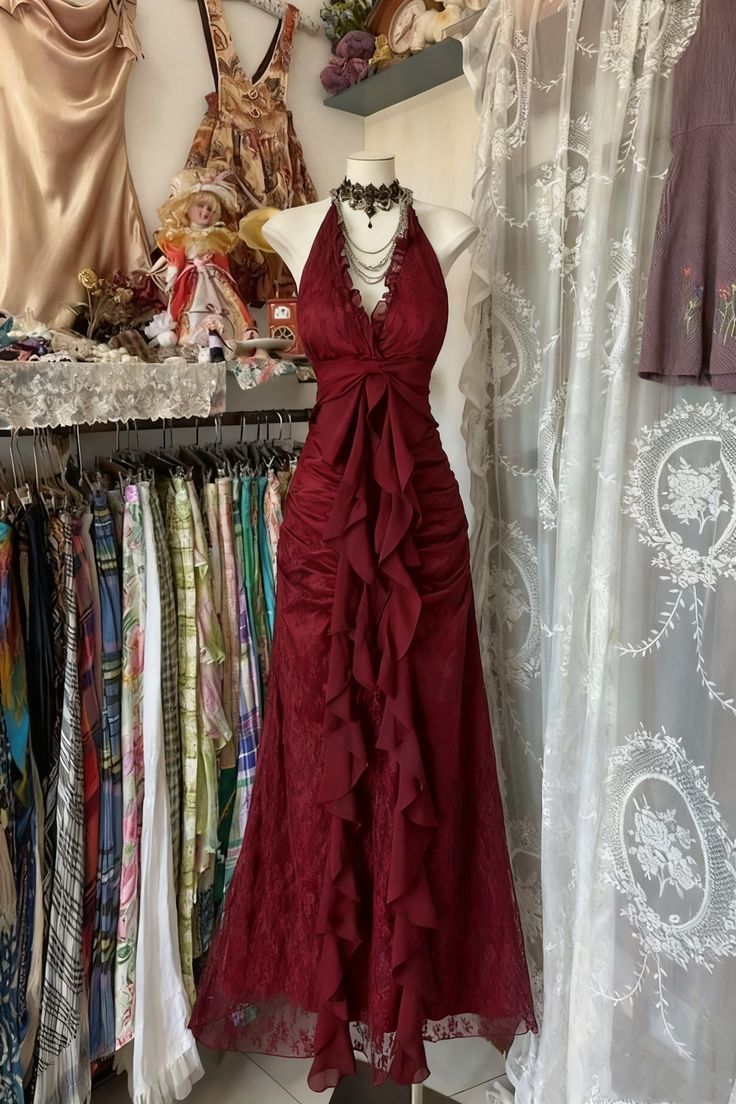 Vintage Black Elegant Vintage Prom Party Gown Evening Dress Princess Formal Dress N781