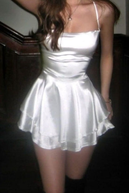Lovely A Line Halter White Backless Short Party Dresses Homecoming Dress Cocktail Gown RB8958