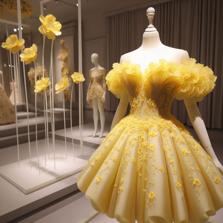 Fairy-tale Ball Gown Off The Shoulder Yellow Tulle Mini Short Hoco 19th Birthday Dress Homecoming Dresses RB4130