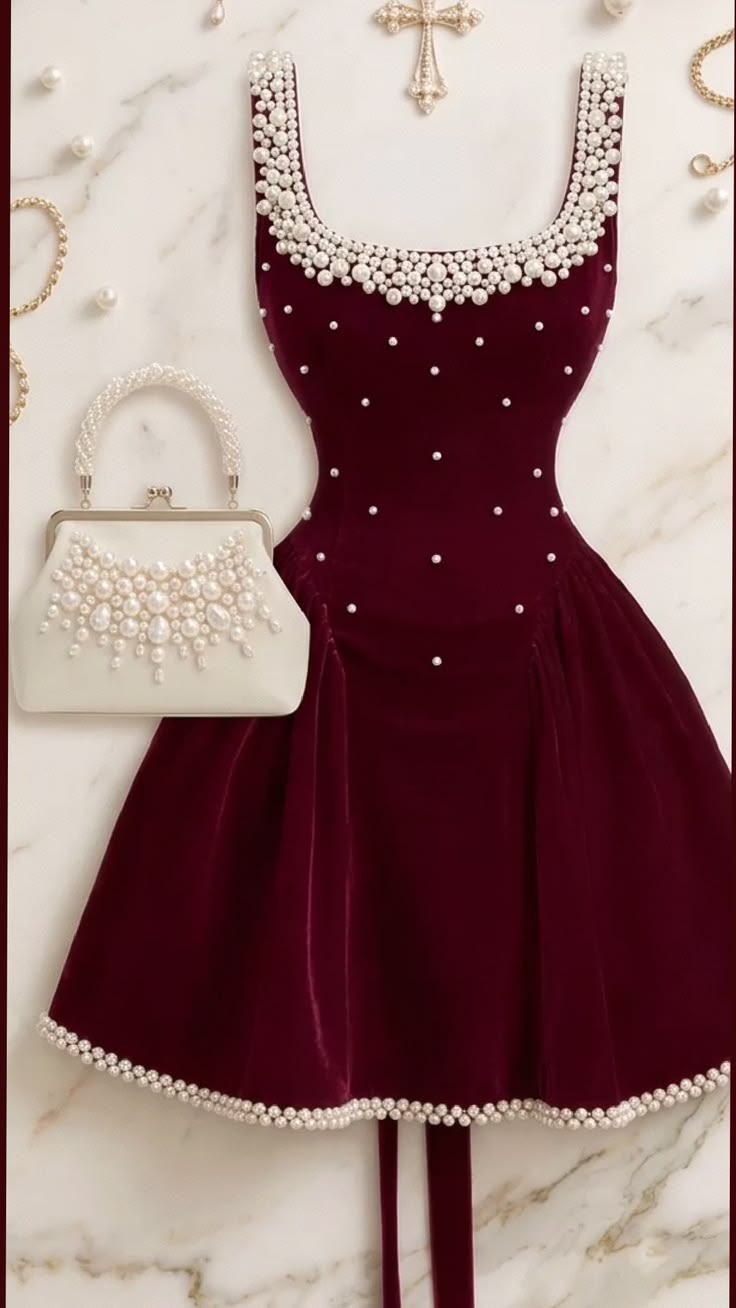 Unique Hoco Photo Ideas Ball Gown Burgundy Square Neck Senior Year Short Homecoming Dresses Inspo Hoco Outfits RB8918
