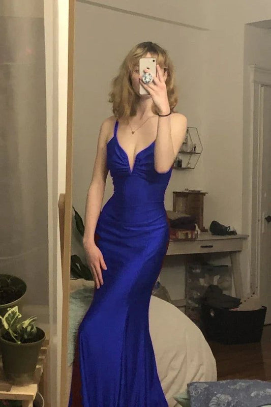 Burgundy Mermaid Long Prom Evening Dress Formal Gowns Inspo Evening Outfit N269