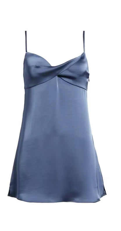 Simple Spaghetti Strap Champagne Satin Sleeveless Short Homecoming Dress University Ideas Inspo Short Hoco Court Gowns RB7264