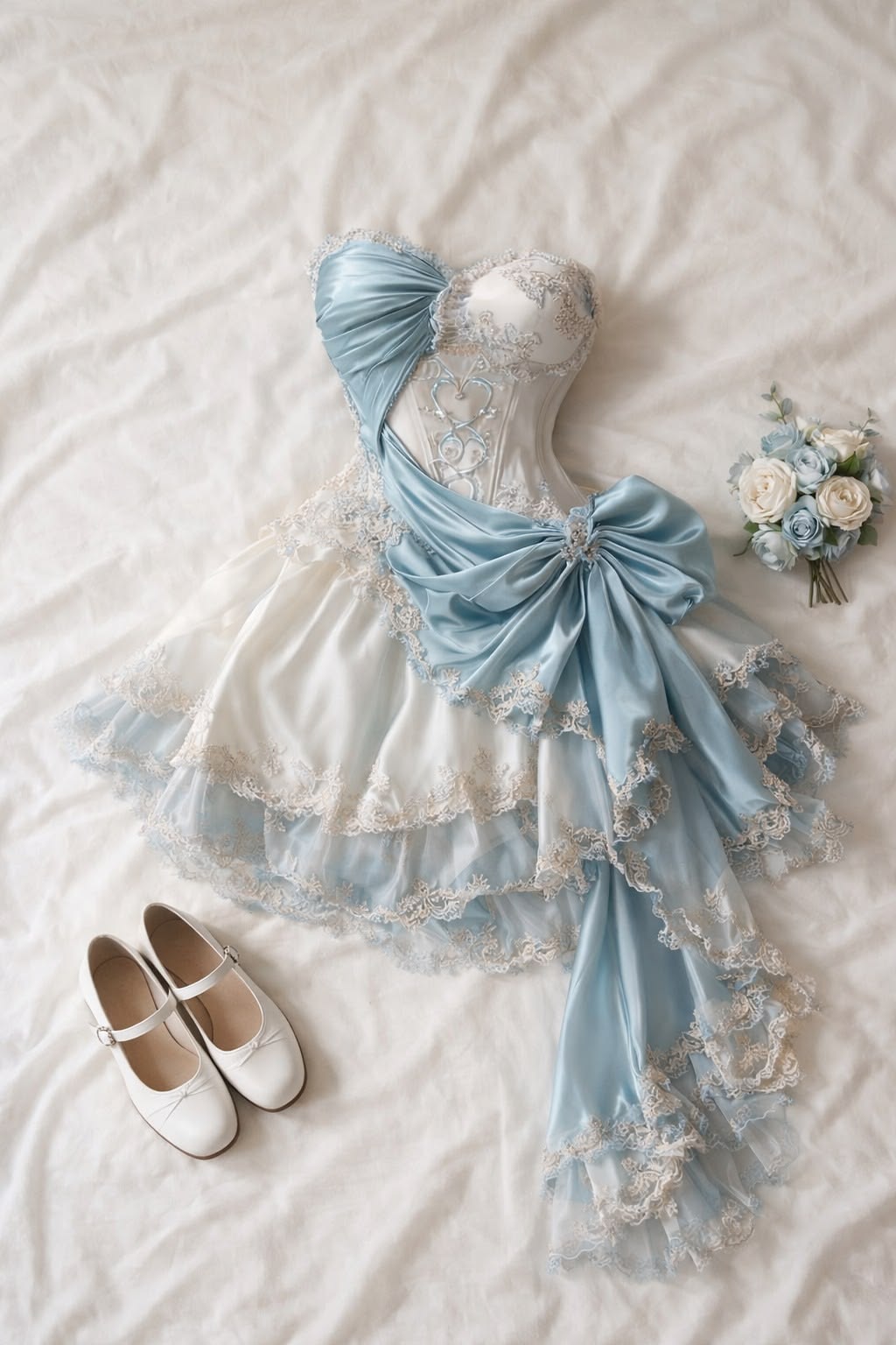 Modest Ball Gown Sweetheart Blue Short With Lace Homecoming Dress Inspo Ideas Mini Party Dresses RB6907