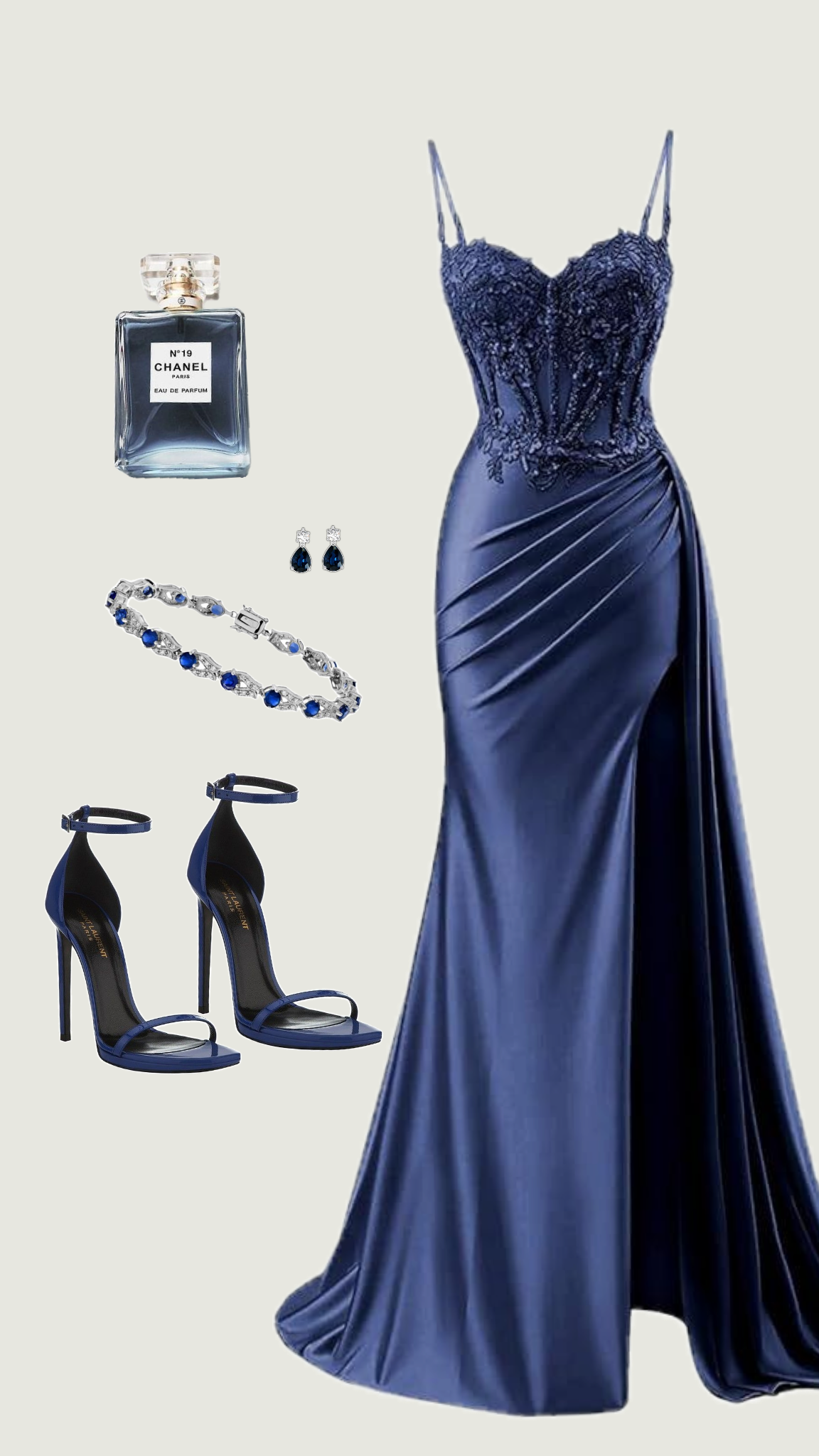 Modest Mermaid Spaghetti Straps Navy Blue With Beads Slit For Women Party Dress Long Formal Prom Dresses 22th Birthday Outfits AB1400