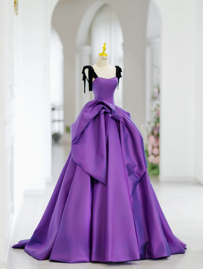 Sweet Ball Gown Straps Grape Long Quinceanera Dress Gorgeous Quinceanera Dresses Sweet 15 16 Dress DH2806