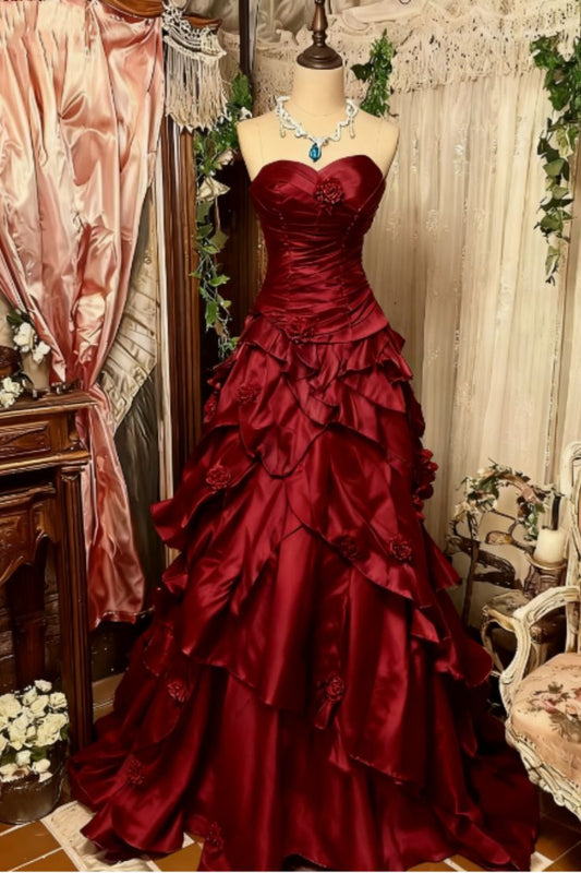 Purple Pink Blue Gradient Fashion Retro Elegant Delicate Floral Beads Sweet Elegant Long Tulle Floor Length Ball Gown Evening Gown N782