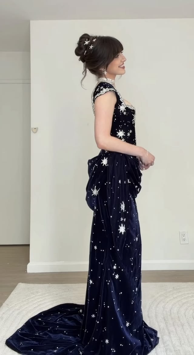 Prom Dress Mermaid Square Navy Blue Vestidos Velvet Floor Length Formal Gown for Women Graduation Party RB9446