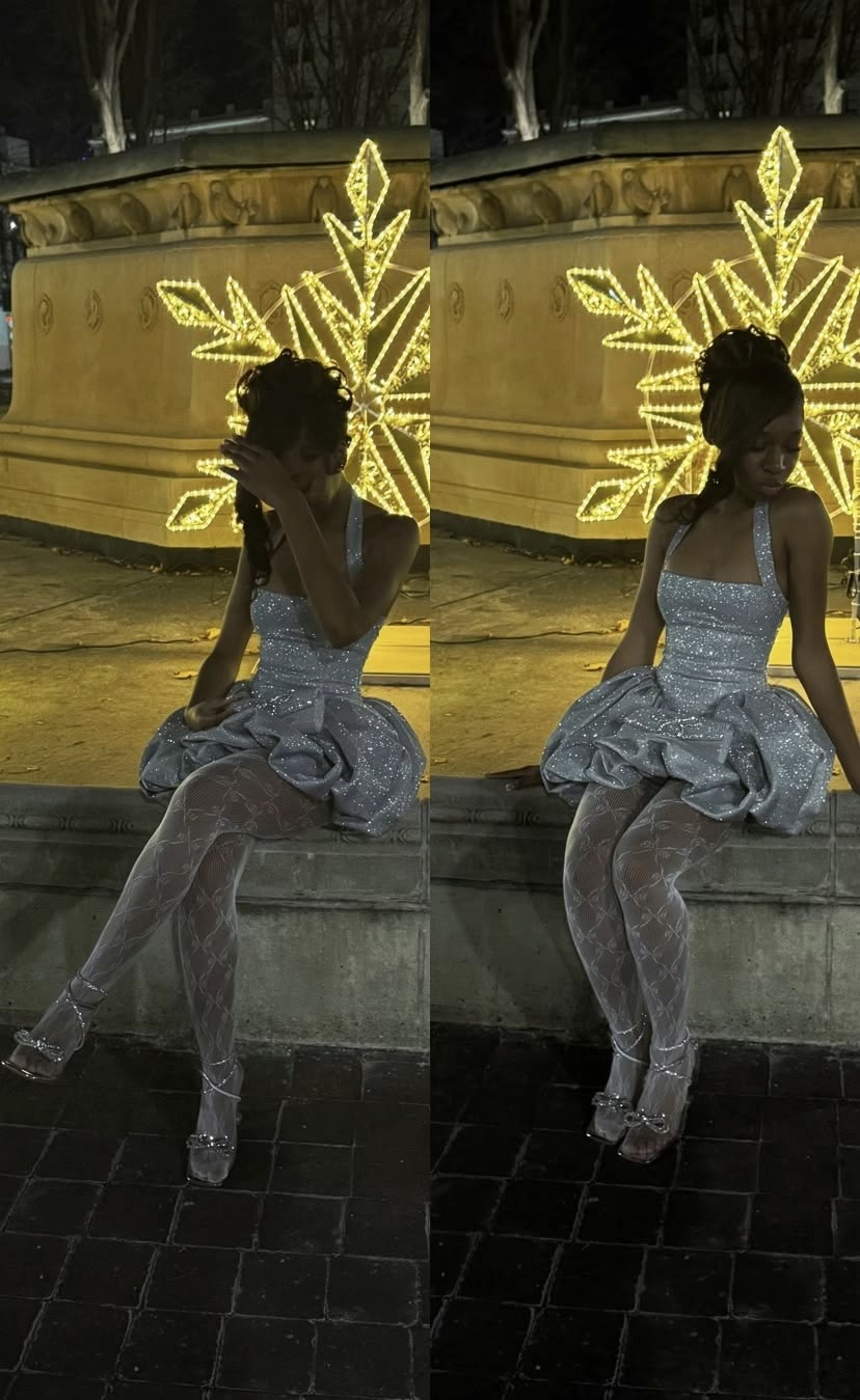 Refined Ball Gown Halter Sequin For Black Girls Party Short Mini 18th Birthday Dresses Hoco Outfit RB3774