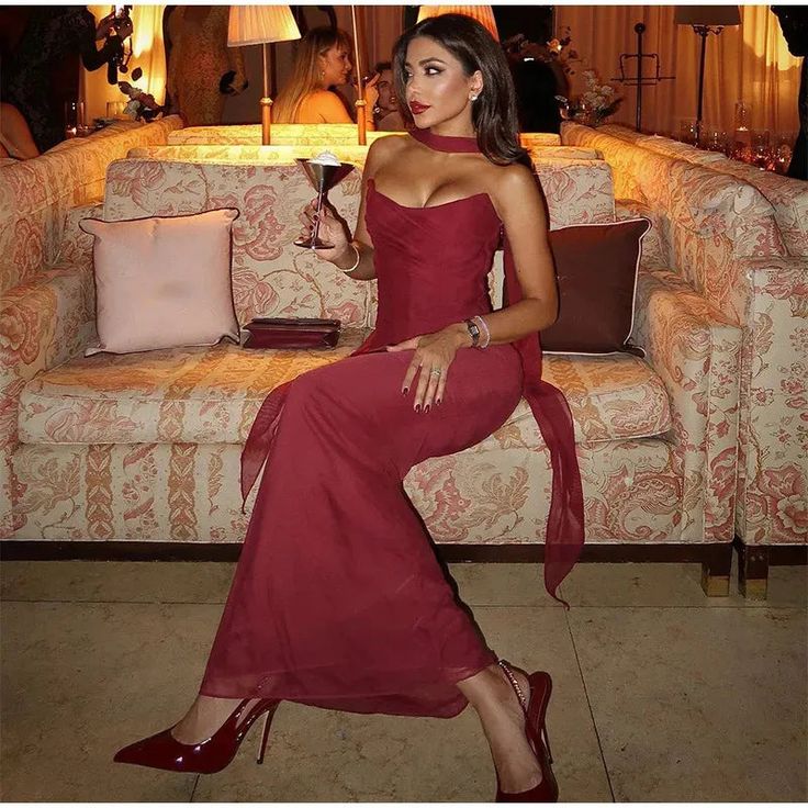 Elegant Sexy Mermaid Sweetheart Chiffon Prom Dresses Formal Summer Wedding Guest Outfit Birthday Outfits AB2307