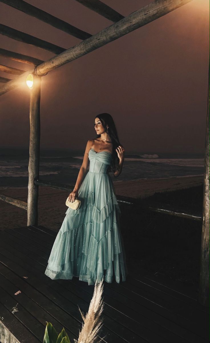 Elegant A Line Sweetheart Blue Tulle For Women Party Dresses Formal Prom Dresses 22th Birthday Gown AB1449
