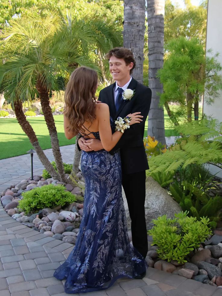 Gorgeous Mermaid Spaghetti Strap Navy Blue Sequined Formal Evening Dress Gowns Prom Dresses N718