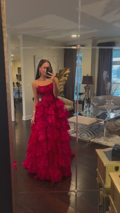 Modest Ball Gown Strapless Light Green Lace Sleeveless Classy Prom Dresses Inspiration Party Dress Princess Graduation Dress B648