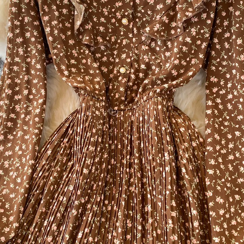 Cute Chiffon Long Sleeve Dress Fashion Dress RF0350