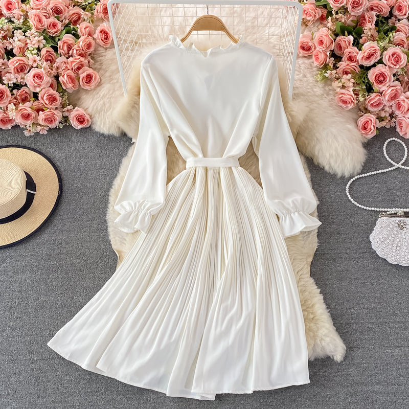 High Quality A Line Long Sleeve Dress Fashion Dress RF0346