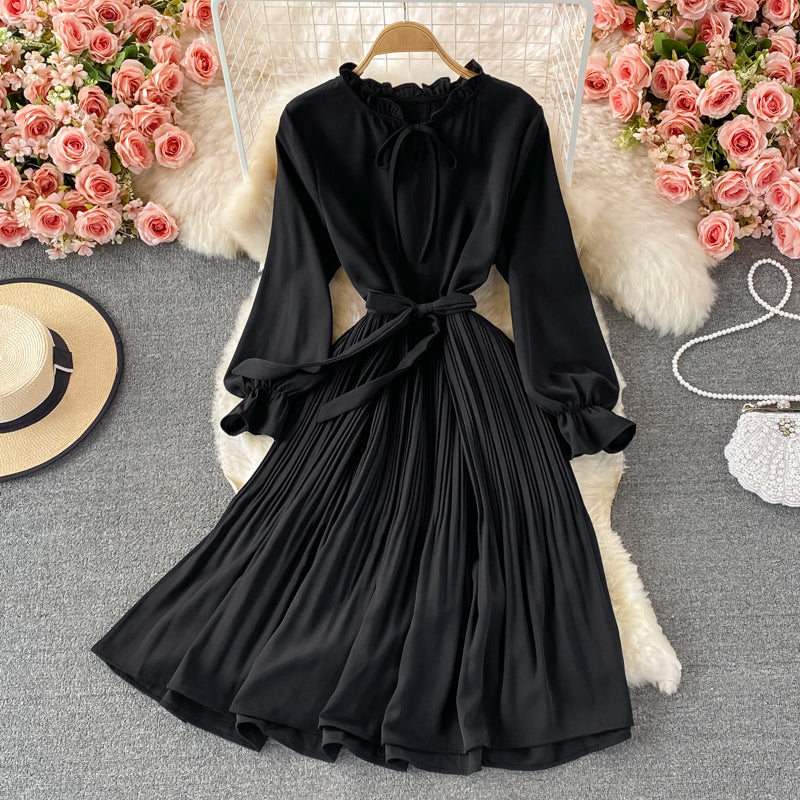 High Quality A Line Long Sleeve Dress Fashion Dress RF0346