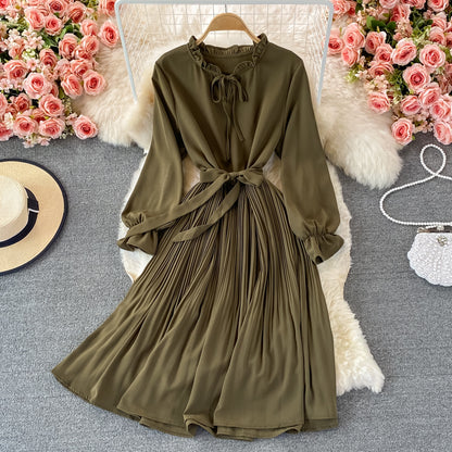 High Quality A Line Long Sleeve Dress Fashion Dress RF0346