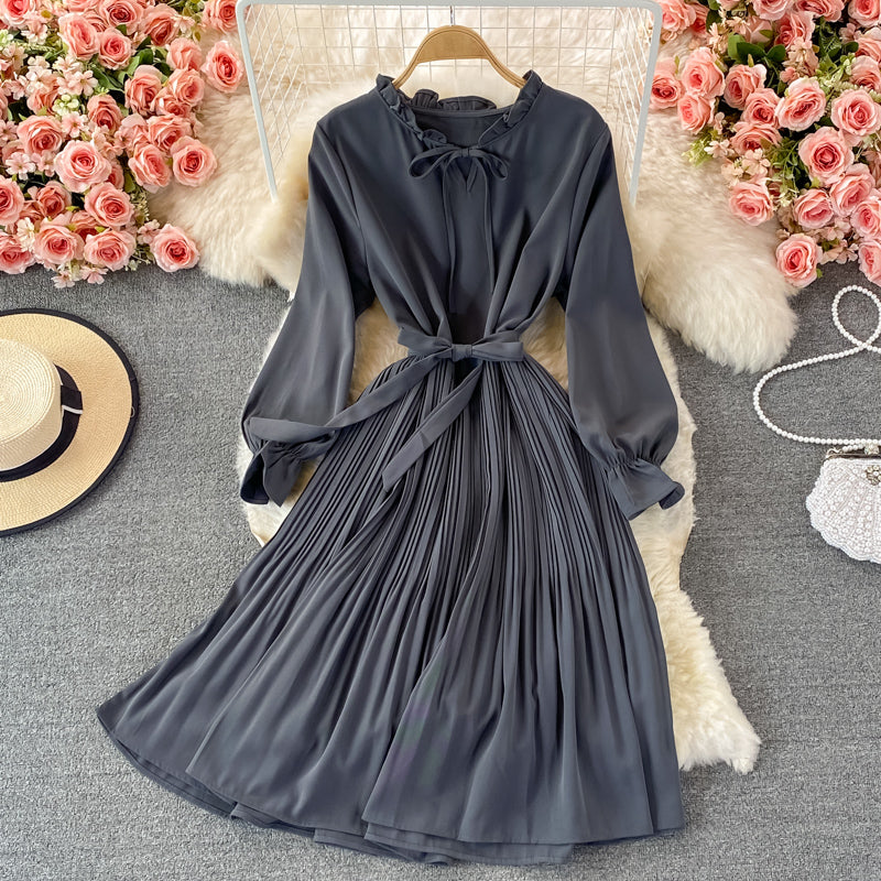 High Quality A Line Long Sleeve Dress Fashion Dress RF0346