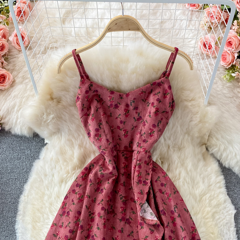 Cute A Line Flora Short Dress Fashion Dress RF0342