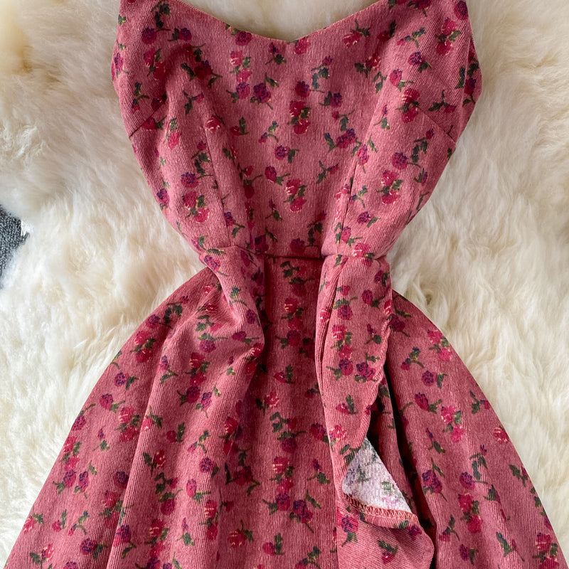 Cute A Line Flora Short Dress Fashion Dress RF0342