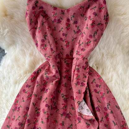 Cute A Line Flora Short Dress Fashion Dress RF0342