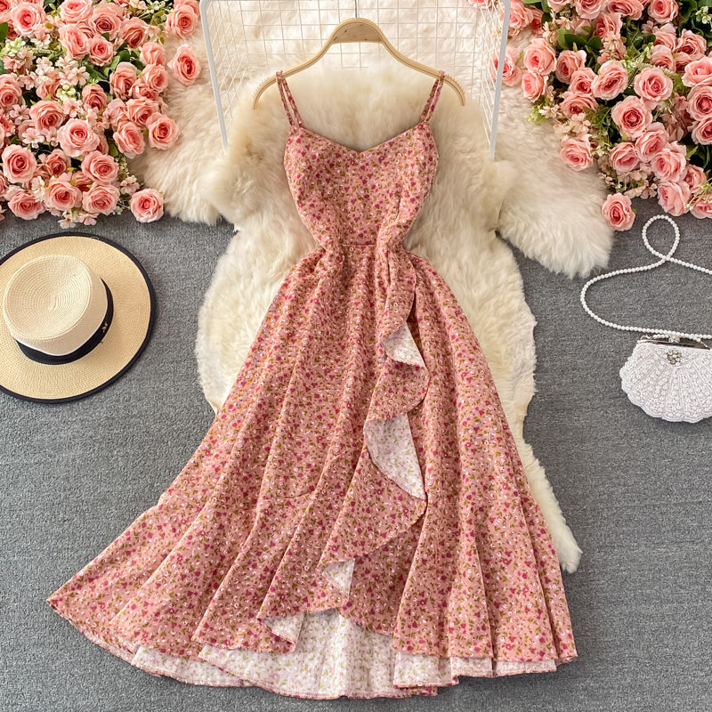 Cute A Line Flora Short Dress Fashion Dress RF0342