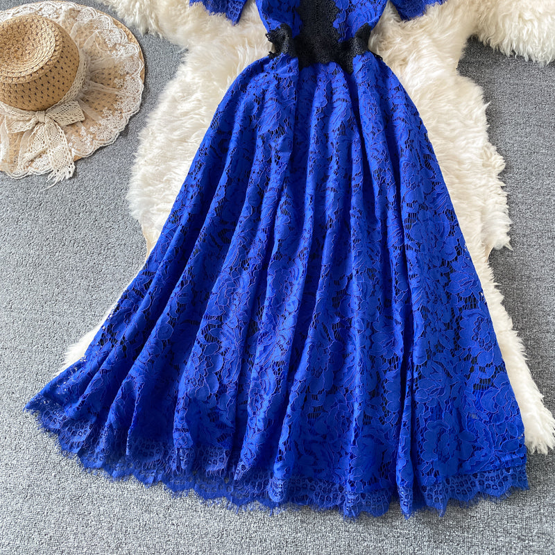 Cute Lace Short Dress A Line Fashion Dress RF0332