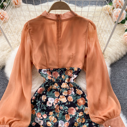 Fashionable Long-sleeved Dresses RF0320